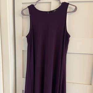 Purple Anne Klein tank top dress